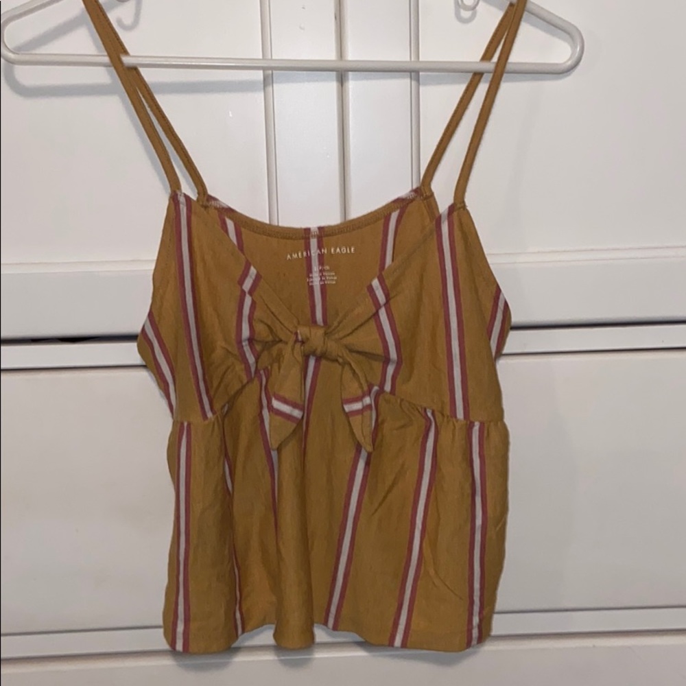 American Eagle Striped Tank Top